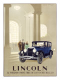 Lincoln Automobile Lámina giclée por Cervello