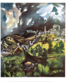 Blick auf Toledo Kunstdrucke von El Greco 