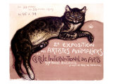 Exposition des Artistes Animaliers Giclee Print by Théophile Alexandre Steinlen