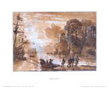 The Disembarkation of Aeneas in Latium Posters par Claude Lorrain