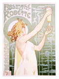 Absinthe Robette reproduction procédé giclée par Privat Livemont