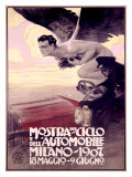 Mostra del Ciclo, Milano, 1907 Giclee Print by Metlicovitz 