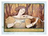 Leçons de violon reproduction procédé giclée par Paul Berthon