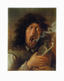 The Smoker Collectable Print by Adriaen Brouwer
