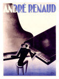 André Renaud Giclée-Druck von Paul Colin
