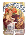 Cervezas de Meuse (Bieres De La Meuse) Lámina giclée por Alphonse Mucha Cervezas de Meuse (Bieres De La Meuse) Lámina giclée por Alphonse Mucha