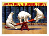 Adams Brothers Circus Giclee Print