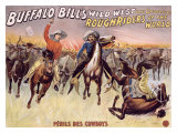 Perils des Cowboys Giclee Print
