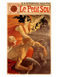 Le petit sou reproduction procédé giclée par Théophile Alexandre Steinlen
