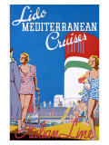Lido Med Cruises Giclee Print