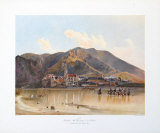 Blick Auf Duernstein in der Wachau - Donau Sammlerdrucke von Rudolph von Alt