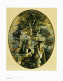 Frau mit Mandoline, 1910 Pósters por Georges Braque