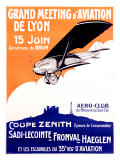 Grand Aviation Meeting of Lyon Lámina giclée Grand Aviation Meeting of Lyon Lámina giclée