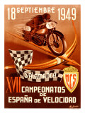 Salamanca Moto Giclee Print by Gracia 
