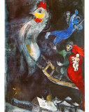 The Flying Horse Print by Marc Chagall