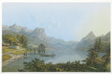 Lake Grundlsee Affiche par Jakob Alt