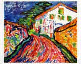 A White House in Dangast, 1908 Prints by Erich Heckel