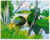 The Bridge Impressão de peças de coleções por Eduard Aigner