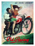 Old Racing -  With Her Eyes Closed Lámina giclée