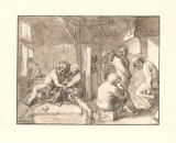 In a Farmers Inn Trykk-samleobjekter av Adriaen Brouwer