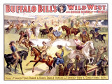 Buffalo Bill's Wild West Show Lámina giclée Buffalo Bill's Wild West Show Lámina giclée