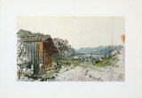St. Gilgen at the Lake Wolfgangsee, Salzkammergut Affiches par Rudolph von Alt