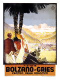 Visitate Bolzano, Gries reproduction procédé giclée par Franz Lenhart