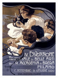 IV Esposizione Triennale di Belle Arti, Milano Giclée-Druck von Adolfo Hohenstein