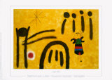The Little Fair Girl in the Park Affiches par Joan Miró