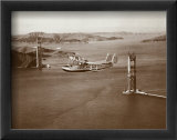 Sikorsky S-42 a través del Golden Gate, San Francisco, California, 1935 Pósters por Clyde Sunderland