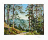 Path to the Valley Collectable Print by Ernst Frommhold