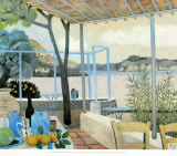 Lela's Tavern in Greece Plakater av Herbert Breiter Lela's Tavern in Greece Plakater av Herbert Breiter