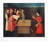 The Juggler Collectable Print by Hieronymus Bosch