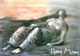 Reclined Figure Affiches par Henry Moore