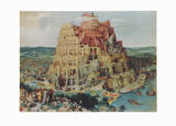 The Tower of Babel Posters par Pieter Bruegel the Elder