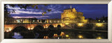 Castel Sant'Angelo at Night, Rome Posters by Murat Taner