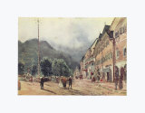 The Esplanade in Bad Ischl Art par Rudolph von Alt