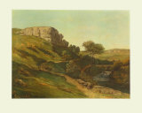 Jura-Landschaft Bei Ornans Lámina por Gustave Courbet Jura-Landschaft Bei Ornans Lámina por Gustave Courbet