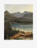 Wolfgangsee, Lake Wolfgang in the Salzkammergut Collectable Print by Ferdinand Georg Waldmueller
