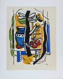Stilleben mit Fruechten Lámina coleccionable por Fernand Leger Stilleben mit Fruechten Lámina coleccionable por Fernand Leger