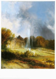 The Castle Sanssouci Kunstdruck von Karl Blechen