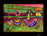 Downtownlane, c.1971 Posters by Friedensreich Hundertwasser