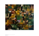 View of a Yellow Steeple Poster by Paul Klee