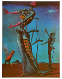 Girafe en feu Poster par Salvador Dalí