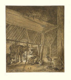 The Calving Cow Impressão de peças de coleções por Paulus Potter The Calving Cow Impressão de peças de coleções por Paulus Potter