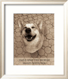 Smile and the World Smiles with You Plakater af Jim Dratfield