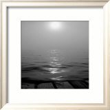 Pier in Fog Posters av Ruth Burke