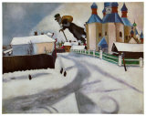 Above Witebsk Posters par Marc Chagall