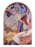 Pagenat on the Vltava Giclee Print by Alphonse Mucha