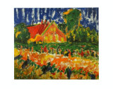 House in Autumn, 1908 Kunstdrucke von Erich Heckel